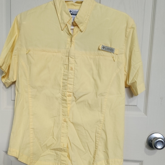 Columbia Light Yellow Casual Shirt - Picture 1 of 1